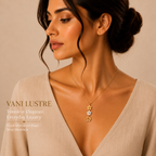18K Gold Plated Floral Pendant Necklace